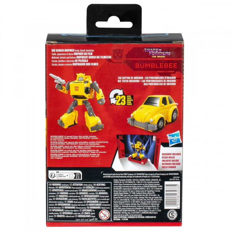Transformers Generations Studio Series A-taso 86 Bumblebee (kimalaiset)