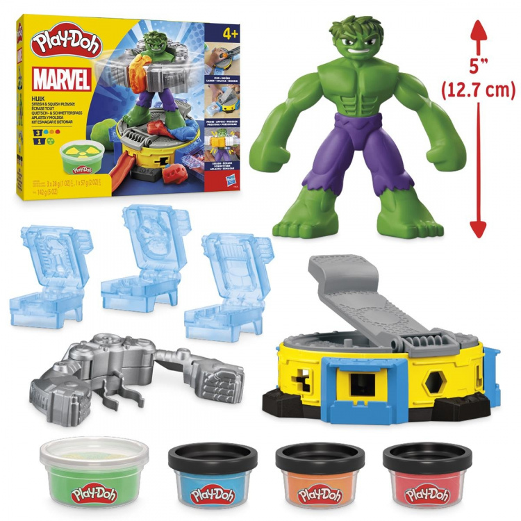 Play-Doh Marvel Hulk & Squish leikkisetti