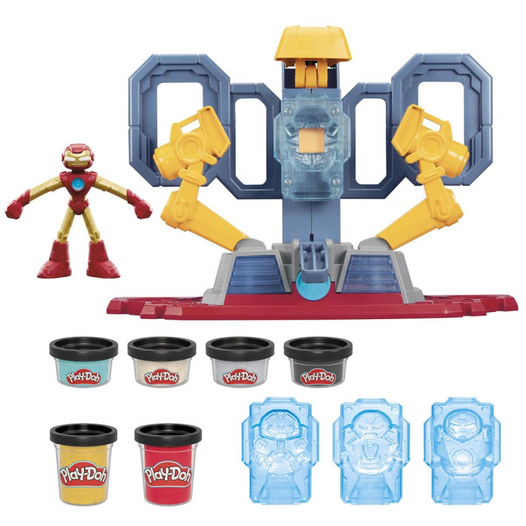 Play-Doh Marvel Iron Man Iron Man Armor Maker Lab leikkisetti