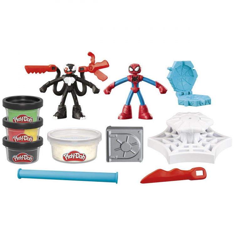 Play-Doh Marvel Spider-Man Launch & Slice -leikkisarja