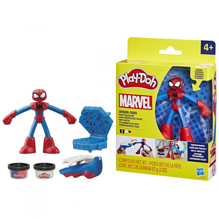 Play-Doh Marvel Spider-Man & Compound (leikkimassa)