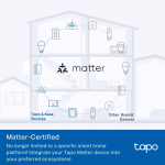 TP-Link Tapo Mini Smart Wi-Fi pistorasia, energiavalvonta, Matter /Tapo P110M
