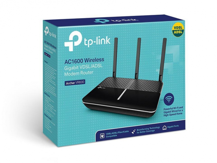 TP-Link AC1600 Wi-Fi VDSL/ADSL-modeemireititin /Archer VR600