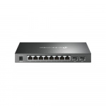 TP-Link 8-porttinen Gigabit Smart PoE -kytkin, jossa on 2 SFP-paikkaa