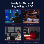 TP-Link 5-porttinen 2,5G Multi-Gigabit Desktop-kytkin TP-Link 5-porttinen 2,5G Multi-Gigabit Desktop-kytkin