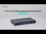 TP-Link 5-porttinen 2,5G Multi-Gigabit Desktop-kytkin TP-Link 5-porttinen 2,5G Multi-Gigabit Desktop-kytkin