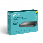 TP-Link 10 portin Gigabit-pöytäkytkin 8-porttisella PoE+:lla varustettuna TP-Link 10 portin Gigabit-pöytäkytkin 8-porttisella PoE+:lla varustettuna
