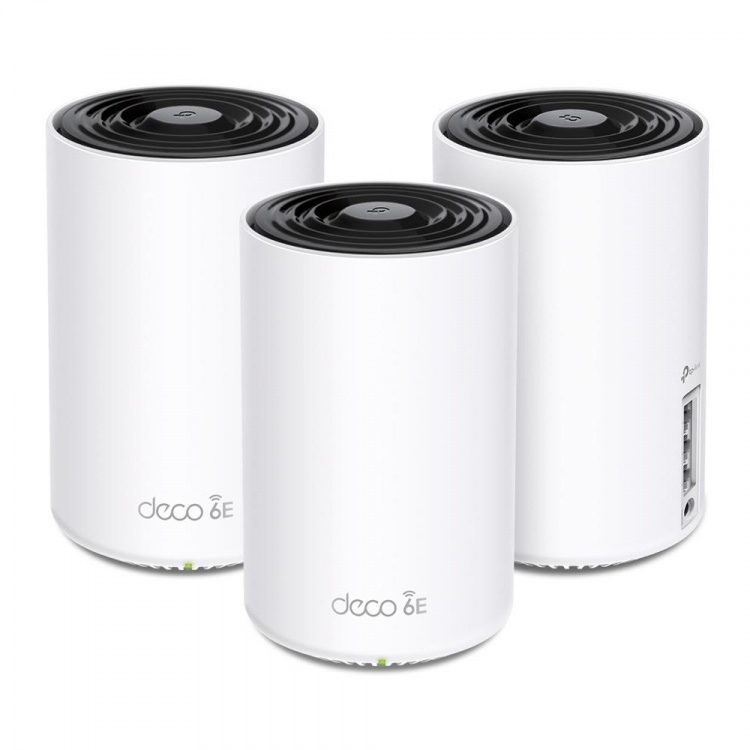 TP-Link Deco XE75 (3-pack) Wi-Fi 6E AXE5400 Koko kodin verkko-WiFi-järjestelmä (Whole-Home Mesh)