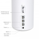 TP-Link Deco X50 Wi-Fi 6 AX3000 4G Whole-Home Mesh Gateway -verkkoverkkoyhteys