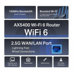 TP-Link AX5400 Dual-Band Gigabit Wi-Fi 6 -reititin /Archer AX72 Pro