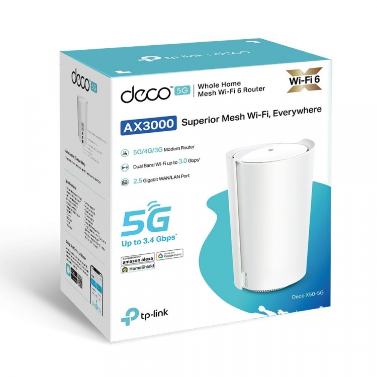 TP-Link Deco X50 AX3000 5G Whole-Home Mesh Wi-Fi 6 -yhdyskäytävässä