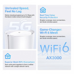 TP-Link Deco X50 AX3000 5G Whole-Home Mesh Wi-Fi 6 -yhdyskäytävässä