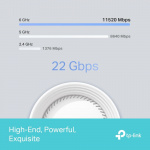 TP-Link Deco BE85 Wi-Fi 7 BE19000 Koko kodin verkko-WiFi-järjestelmä (1-pack)