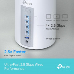 TP-Link Deco BE65 Wi-Fi 7 BE9300 Koko kodin verkko-WiFi-järjestelmä (2-pack)