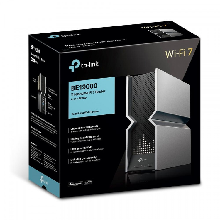 TP-Link BE19000 Tri-Band Wi-Fi 7 -reititin / Archer BE800