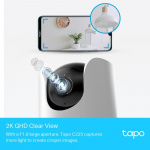 TP-Link Tapo Pan/Tilt AI Home Security Wi-Fi-kamera / Tapo C225 TP-Link Tapo Pan/Tilt AI Home Security Wi-Fi-kamera / Tapo C225