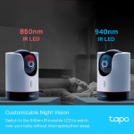 TP-Link Tapo Pan/Tilt AI Home Security Wi-Fi-kamera / Tapo C225 TP-Link Tapo Pan/Tilt AI Home Security Wi-Fi-kamera / Tapo C225