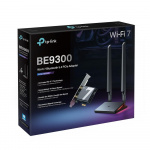 TP-Link BE9300 Tri-Band Wi-Fi 7 Bluetooth PCIe-sovitin /Archer TBE550E
