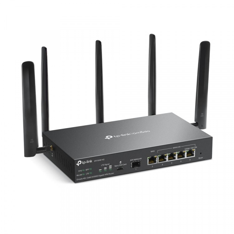 TP-Link AX3000 Omada 4G+ Cat6 Gigabit VPN-reititin /ER706W-4G