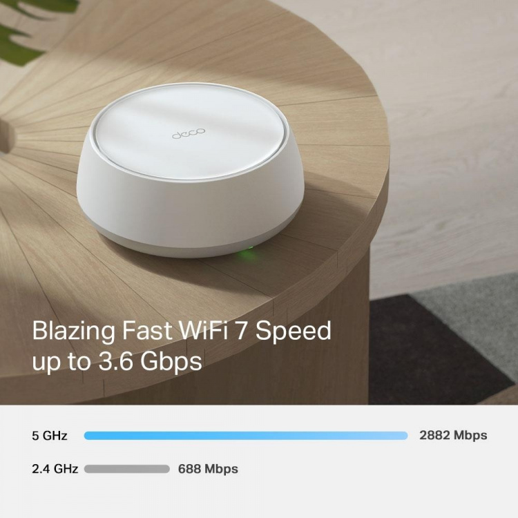 TP-Link Deco BE25 BE3600 Koko kodin verkko Wi-Fi 7 -järjestelmä (1-pack)
