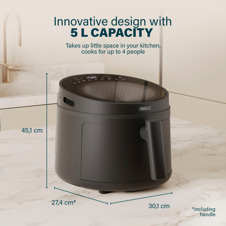 Princess Airfryer Cyclonic Vision 182270 5L 1500W Princess Airfryer Cyclonic Vision 182270 5L 1500W