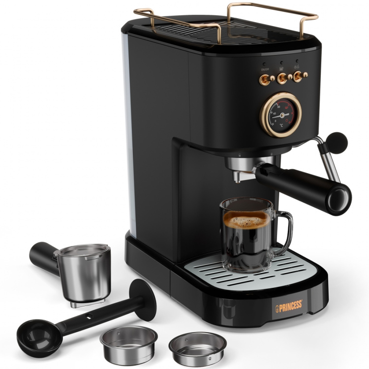 Princess Espressomaskin Manuell 249417 20Bar 1,2lc 1100W Princess Espressomaskin Manuell 249417 20Bar 1,2lc 1100W