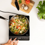 Tristar Induktionsplatta IK-6161 2000W LCD Digital 19cm Tristar Induktionsplatta IK-6161 2000W LCD Digital 19cm