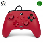PowerA Parannettu langallinen ohjain - Xbox Series X/S - Artisan Red (punainen) PowerA Parannettu langallinen ohjain - Xbox Series X/S - Artisan Red (punainen)