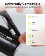 Goobay Batteriprovare för standardbatterier Goobay Batteriprovare för standardbatterier