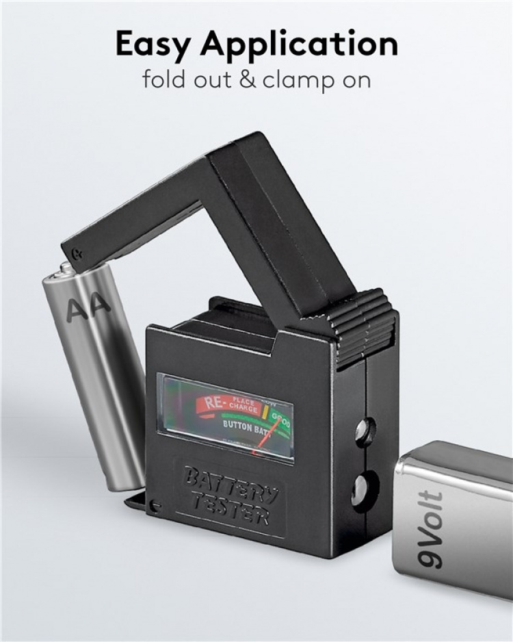 Goobay Batteriprovare för standardbatterier Goobay Batteriprovare för standardbatterier