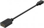 Goobay Micro HDMI™ / HDMI™-adapter HDMI™-mikrokontakt (typ D) > HDMI™-uttag (typ A)