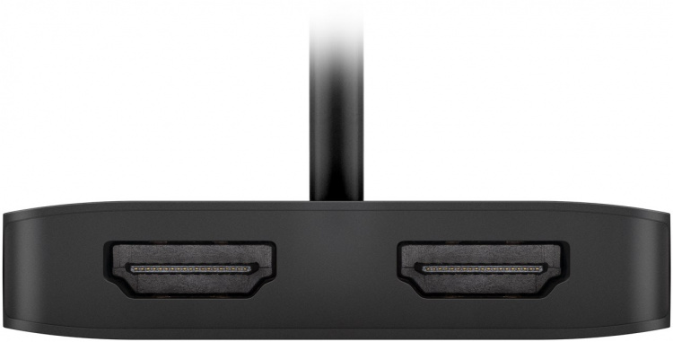 Goobay USB-C™-adapter till 2x HDMI™ utökar en USB-C™-port med två HDMI™-portar
