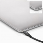 Goobay Sync & Charge USB-C™-kabel, USB4™ Gen 3x2, 240 W, 0,7 m USB-C™-kontakt > USB-C™-kontakt