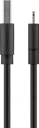 Goobay Lightning USB-kabel för laddning och synkronisering, 2 m, svart MFi-kabel för Apple iPhone/iPad