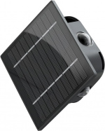 Goobay LED-vägglampa med solcell Romb, svart 30 lm, 3 lägen varmvit till kallvit (3000, 4200, 6500 K), för indirekt utomhusbelysning