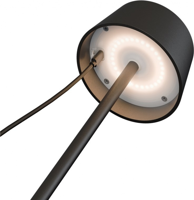 Goobay Trådlös LED-bordslampa med solcell, svart med touchkontroll, 150 lm, varmvit (3000 K), steglöst dimbar Goobay Trådlös LED-bordslampa med solcell, svart med touchkontroll, 150 lm, varmvit (3000 K), steglöst dimbar