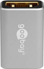 Goobay HDMI™-adapter, koppling, guldpläterad, 8K @ 60 Hz HDMI™-uttag (typ A) > HDMI™-uttag (typ A) Goobay HDMI™-adapter, koppling, guldpläterad, 8K @ 60 Hz HDMI™-uttag (typ A) > HDMI™-uttag (typ A)