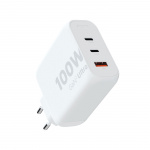 Xtorm 100W GaN2 Ultra kotilaturi 2xUSB-C/USB-A valkoinen Xtorm 100W GaN2 Ultra kotilaturi 2xUSB-C/USB-A valkoinen