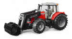 Bruder Massey Ferguson 7624 etukuormaajalla (03047)