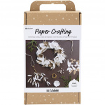 DIY Kit Käsityöpakkaus - Paper Crafting, valkoinen, vaalea luonnollinen, 1 pakkaus (977700)