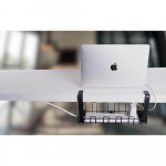 Desire2 Deskmate Cable Basket Clamp Mount Musta Desire2 Deskmate Cable Basket Clamp Mount Musta