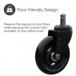 Desire2 kääntyvät rullapyörät IKEA-tuoleille 20mm 5-kpl