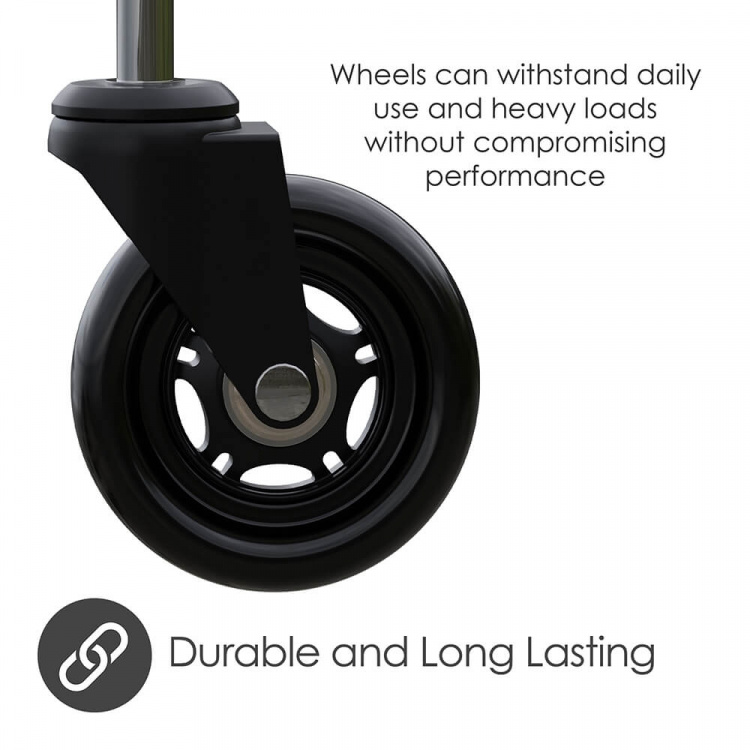 Desire2 Swivel Roller Wheels For Universal Chairs 22mm 5-pk