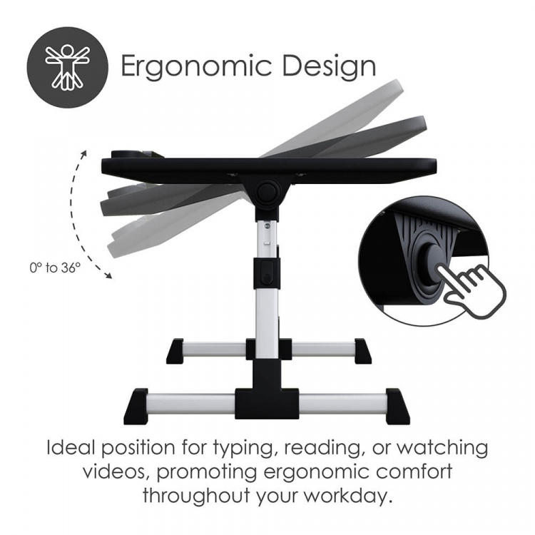 Desire2 DESRIE2 kannettavan tietokoneen pöytä säädettävä MDF Desire2 DESRIE2 kannettavan tietokoneen pöytä säädettävä MDF