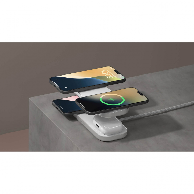 Zens Langaton Laturi Quattro Pro 4 Qi2 Valkoinen Zens Langaton Laturi Quattro Pro 4 Qi2 Valkoinen