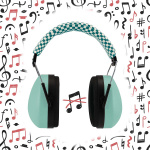 Alecto Vauvojen ja pikkulasten korvaläpät Vihreä