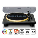 Lenco Levysoitin, jossa on PC-koodauskaiuttimet ja valot