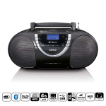 Lenco Kannettava DAB+- ja FM-radio CD-kasetilla ja Bluetoothilla Musta