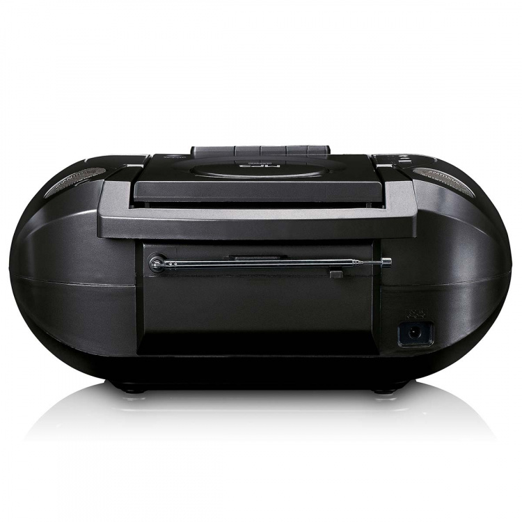 Lenco Kannettava DAB+- ja FM-radio CD-kasetilla ja Bluetoothilla Musta