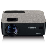 Lenco HD 720P LCD-projektori Bluetoothilla Harmaa